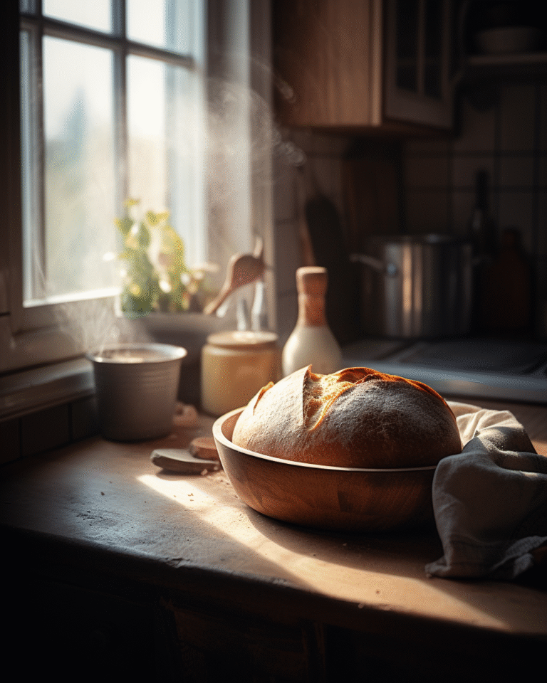 Sourdough near the window