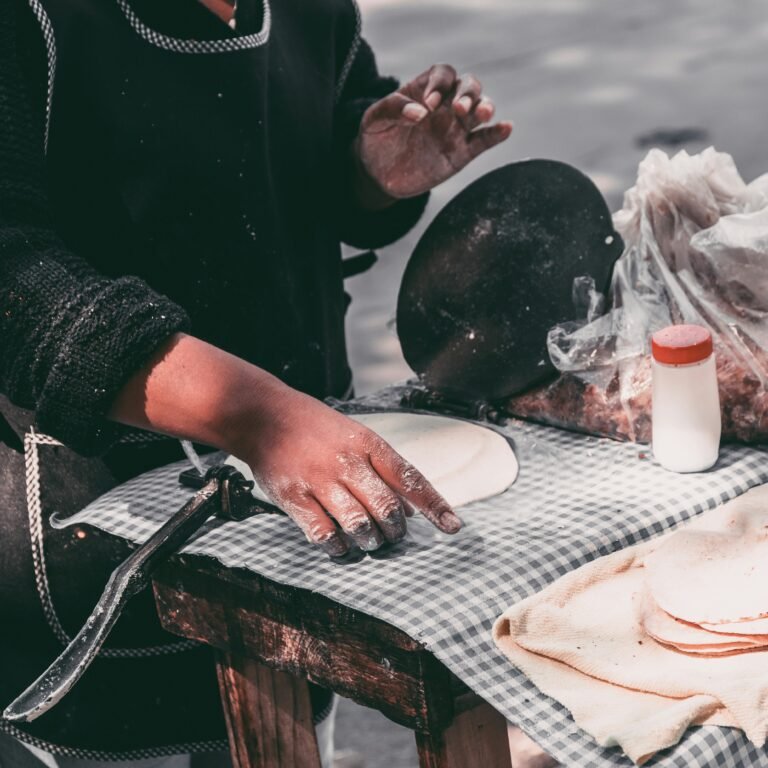 Making tortillas
