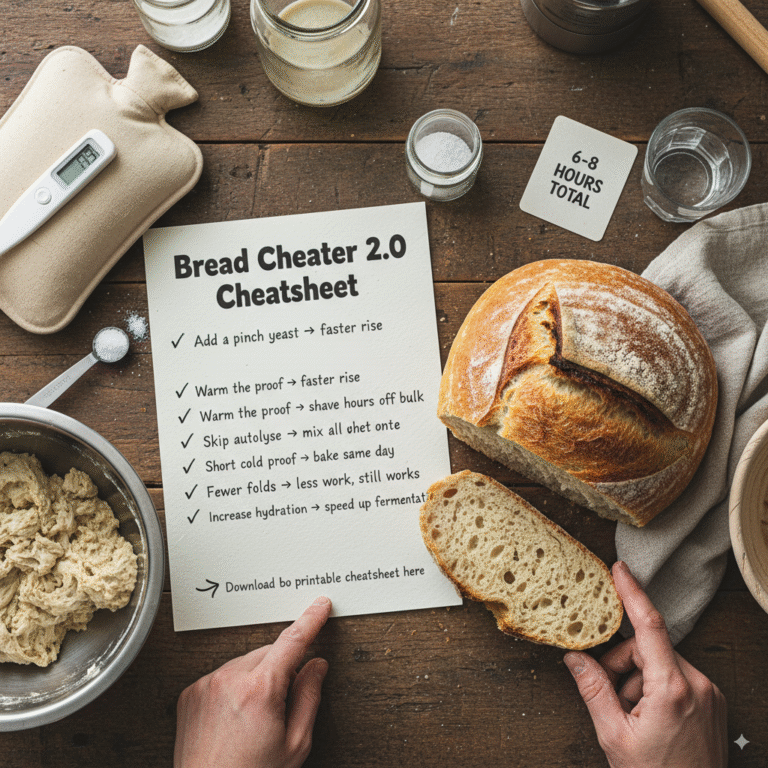 sourdough cheat sheet