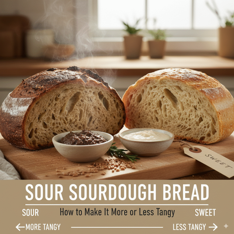 Sour sourdough bread